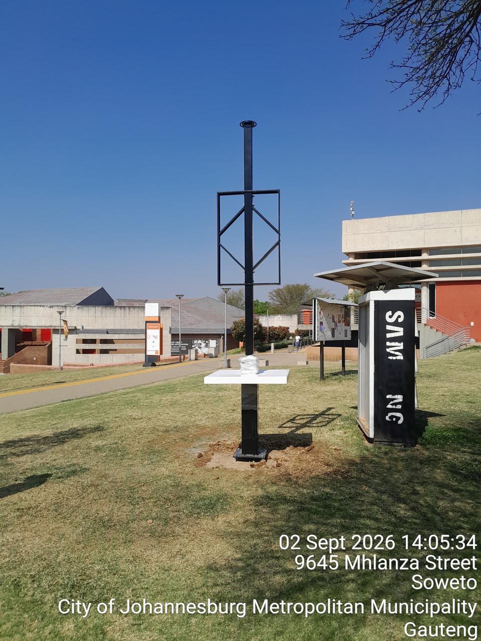 Renewable energy installation at a public site